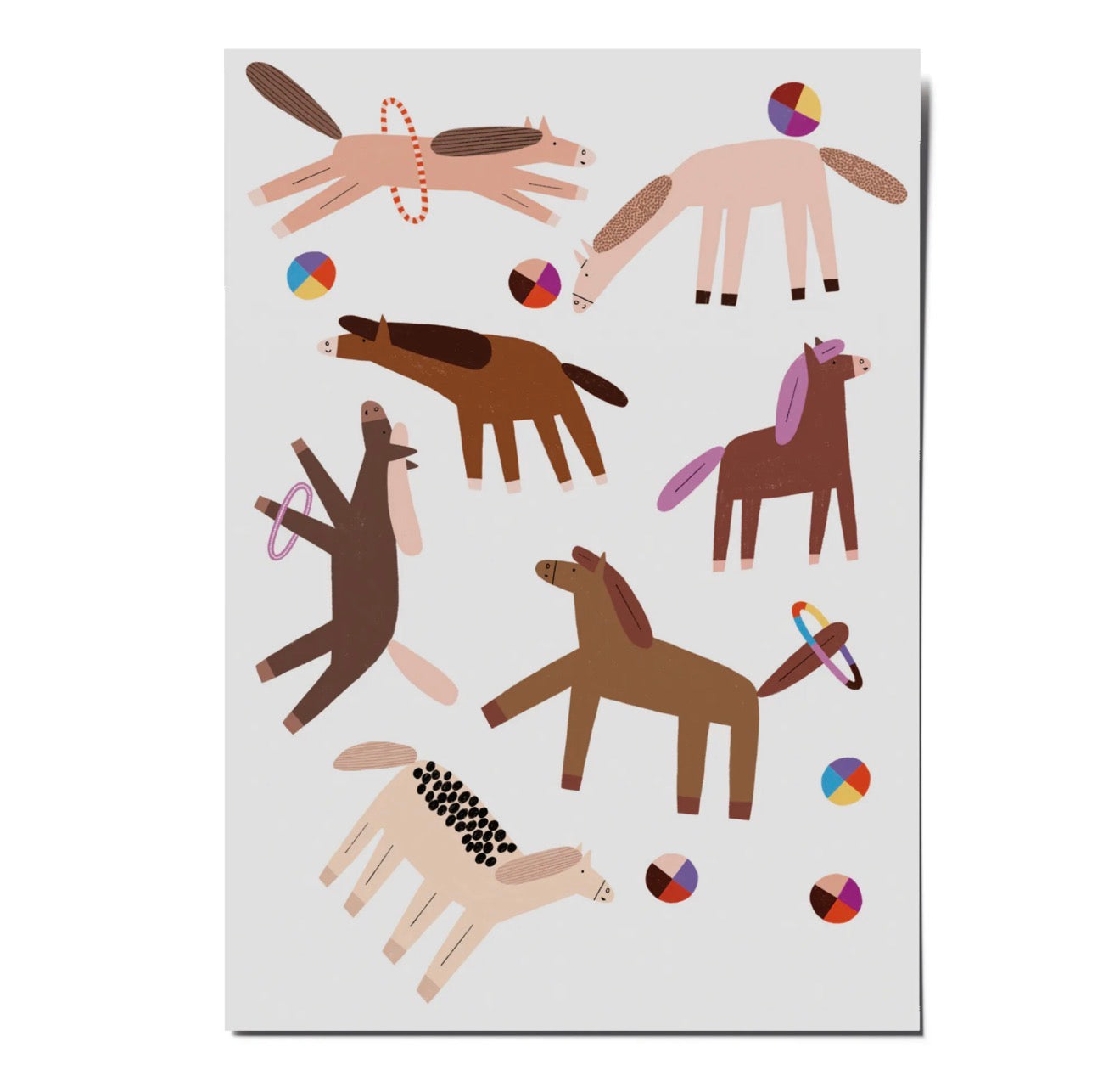 Kindertattoo Pferde