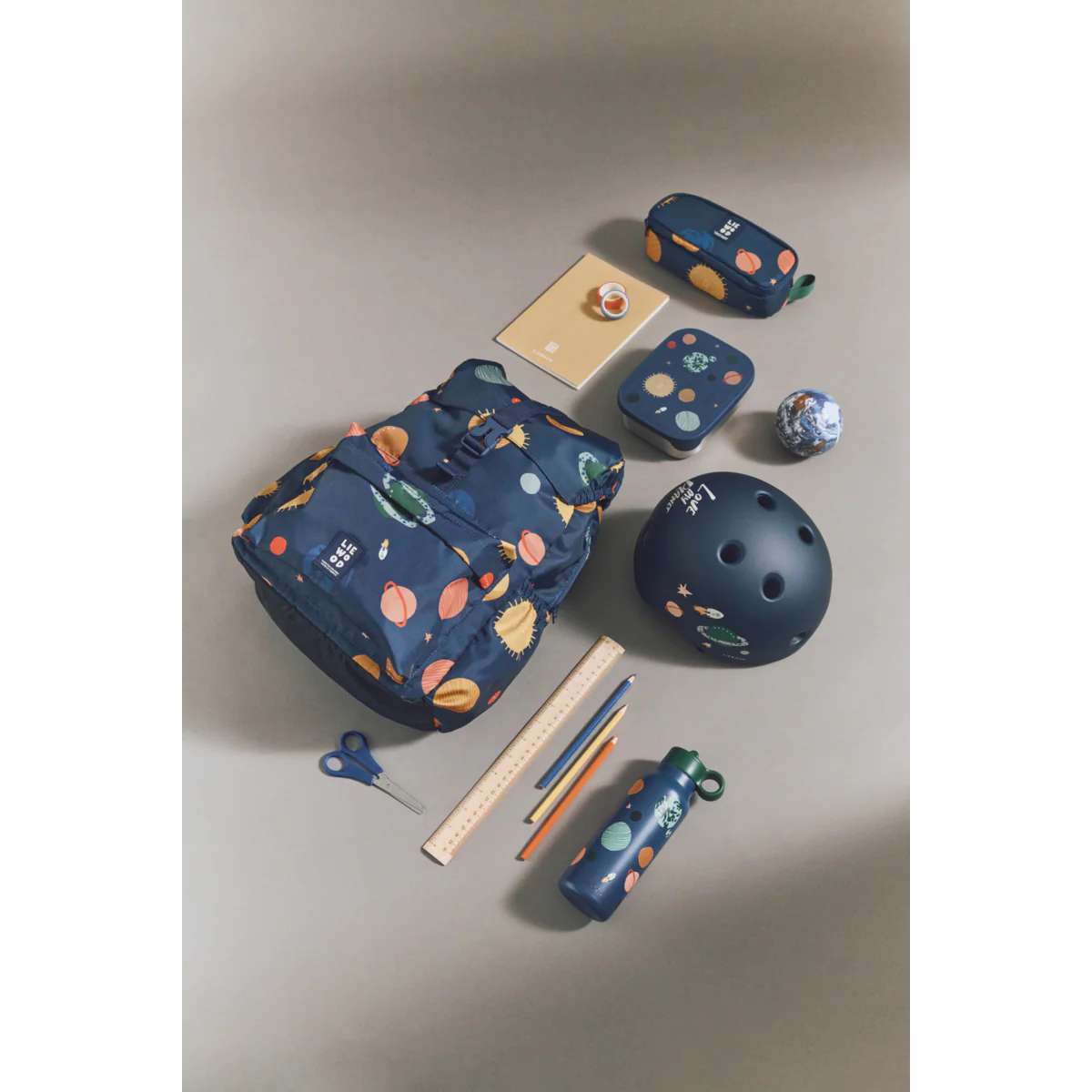 Federmäppchen Andrey Universe/classic navy