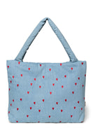 Der Klassiker Mom Bag Denim Hearts