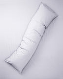 bedMATE Kissenbezug Baumwolle Lavender Grey 50x180cm