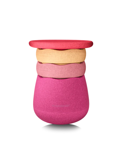 Stapelstein® Dynamic all – Modularer Hocker flower