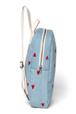 Denim Heart Mini Rucksack