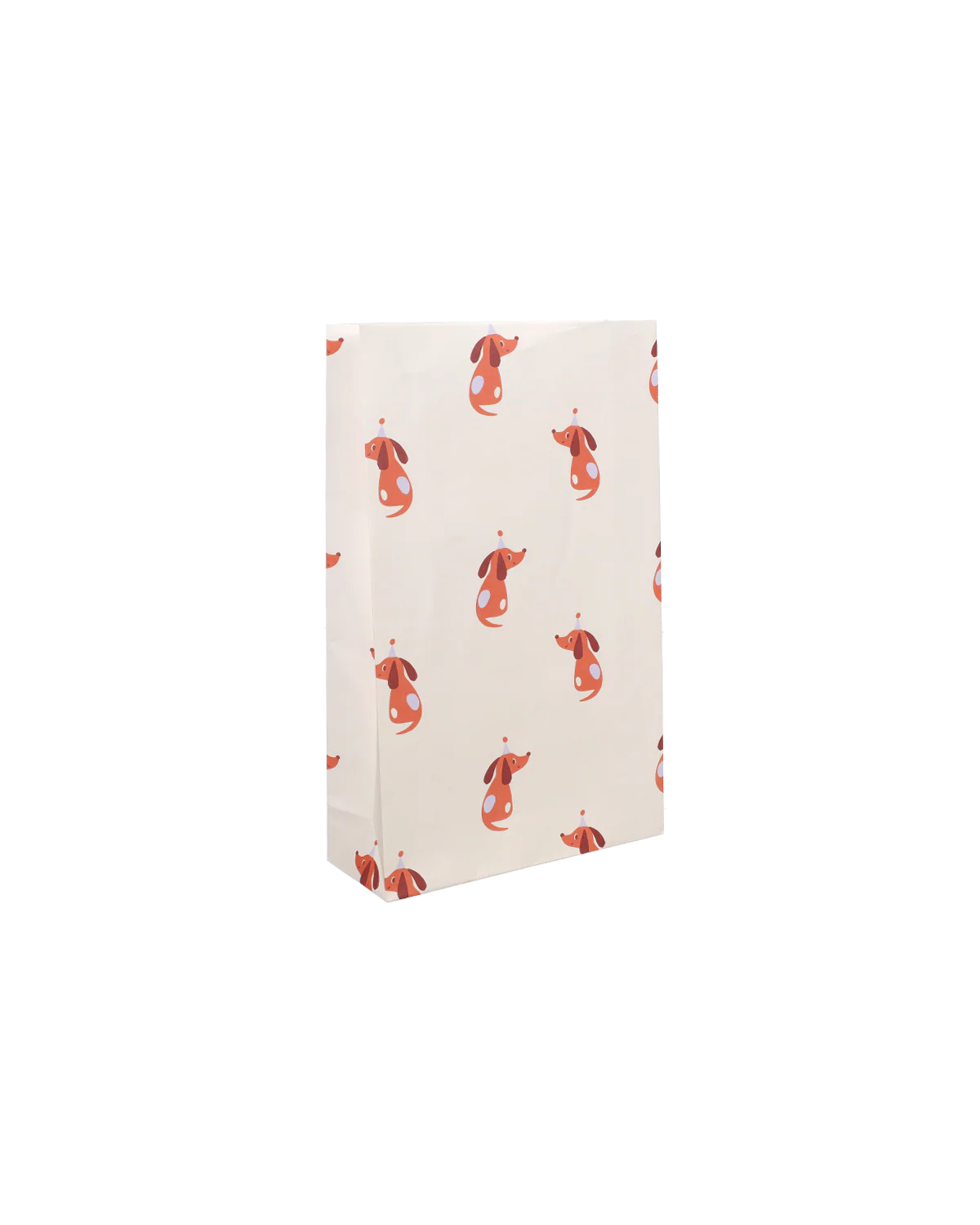 5x Beutel mit Blockboden Partyhund 24x15x6cm