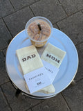 Wollsocken College Dad taupe