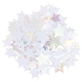FLITTERSTREU STERN MIX WEISS-IRISIEREND 200 STÜCK