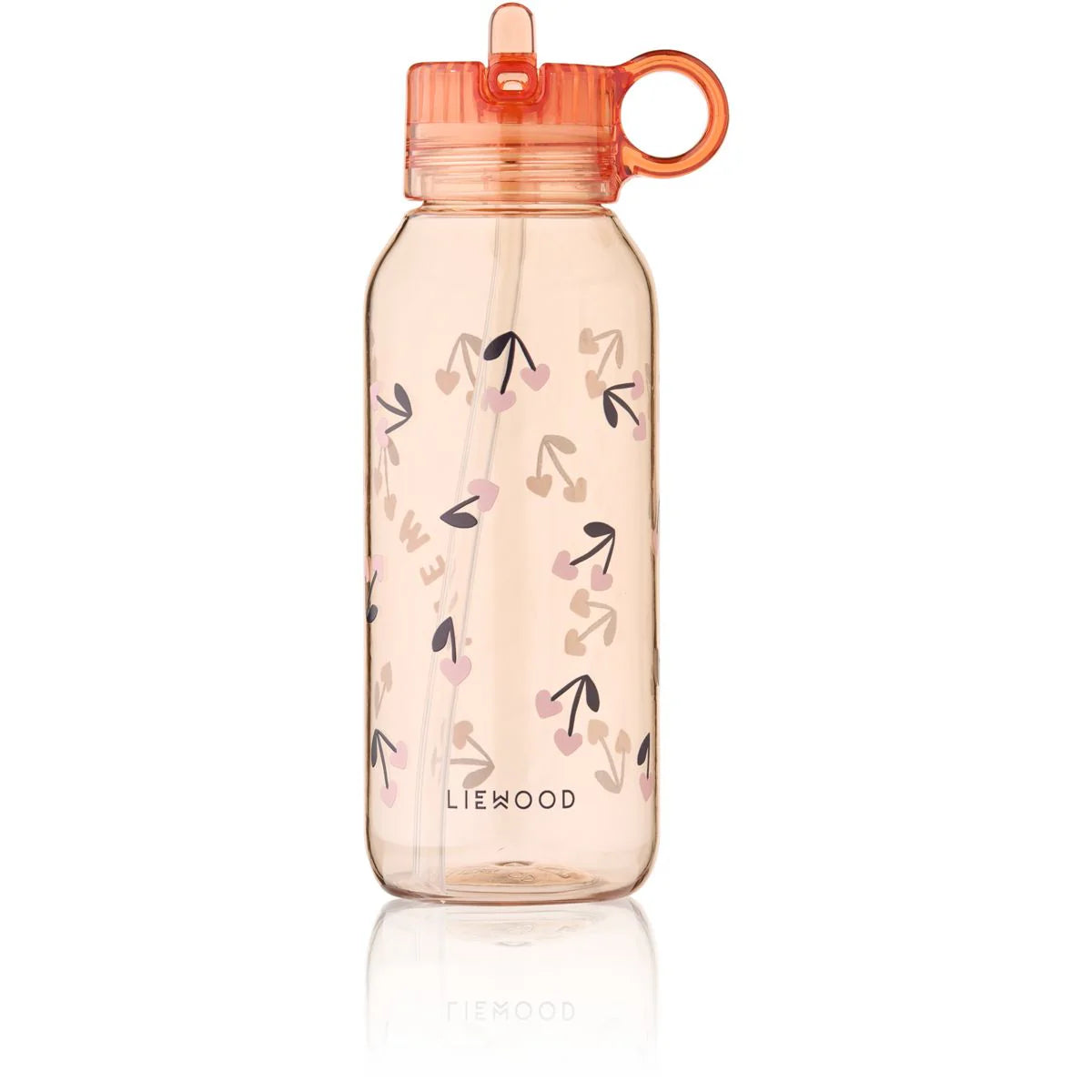 Trinkflasche Tritan Yang 500ml cherry heart/rosery
