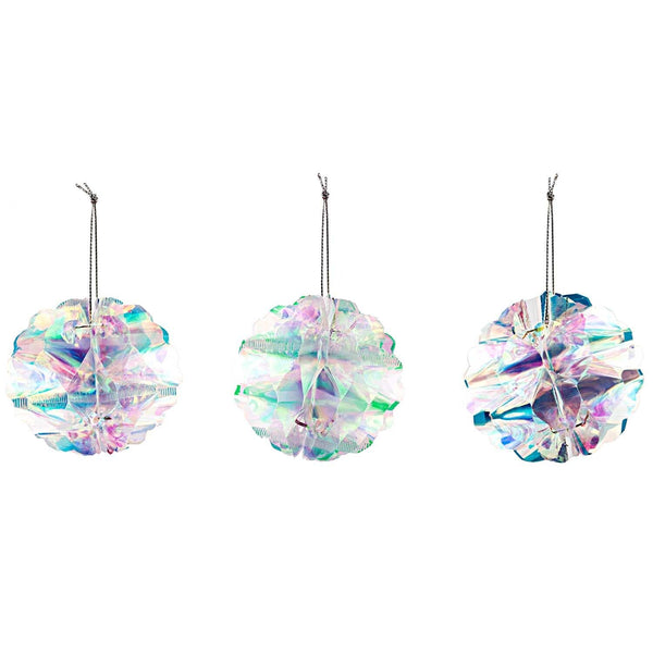 WABENBÄLLE IRISIEREND 7CM 3 STÜCK