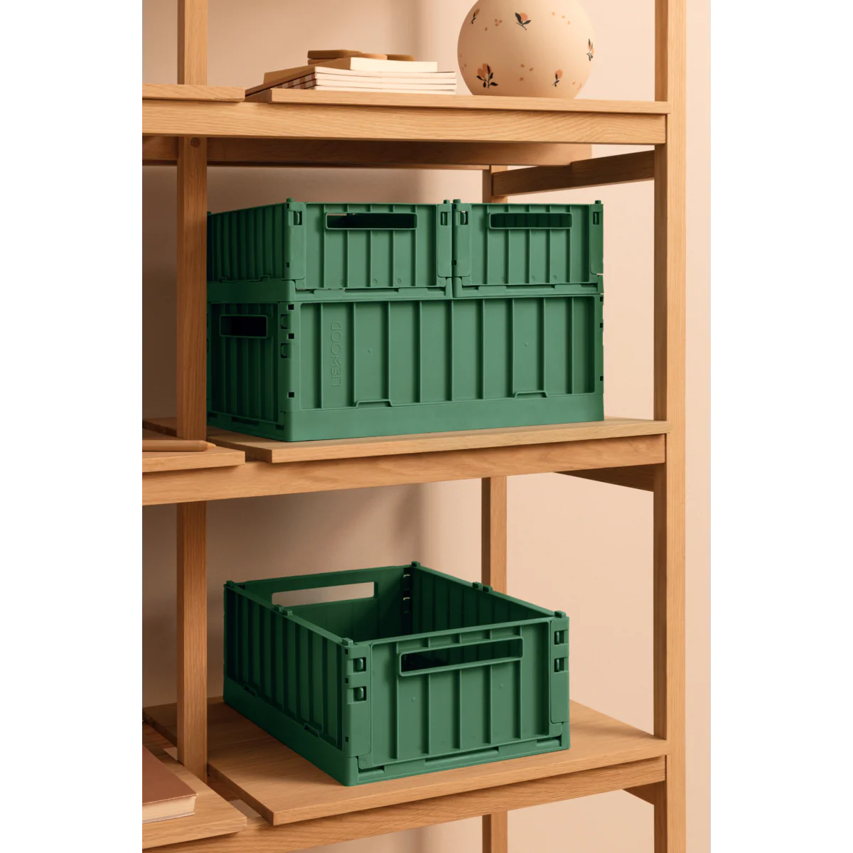 Weston 2er Set Aufbewahrungsboxen medium dusty ivy