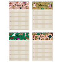 Familienkalender:„PONYS U. PICKNICK“ 2026 INKL. POSTER + 88 STICKER