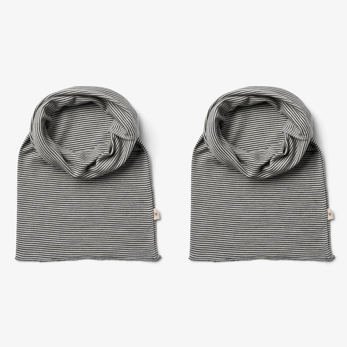 2ER-PACK WOLL SCHLAUCHTUCH navy stripe