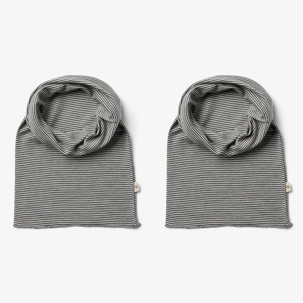 2ER-PACK WOLL SCHLAUCHTUCH navy stripe