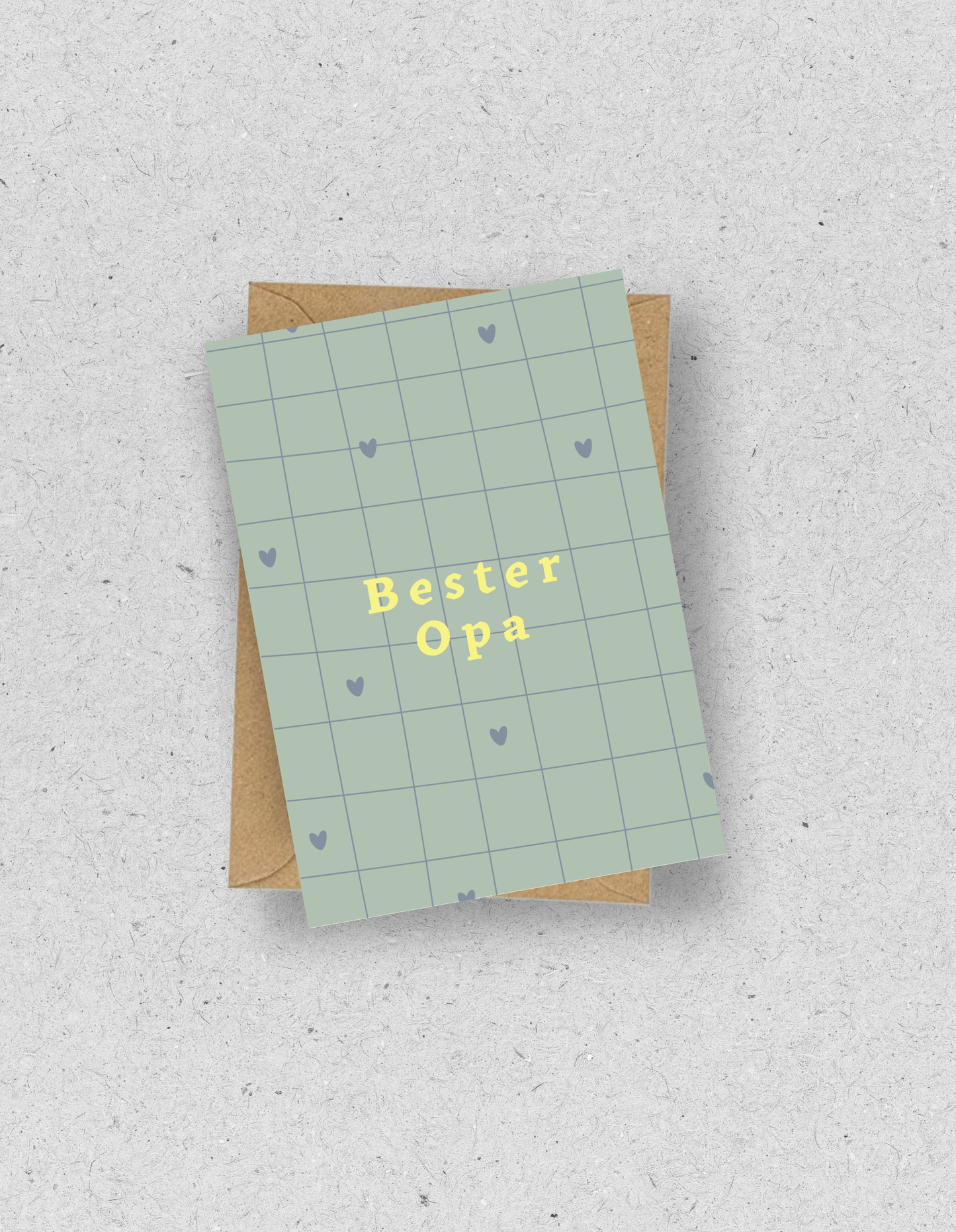 Karte "Bester Opa" / mit Umschlag: Din A6