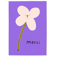 Postkarte „Merci“