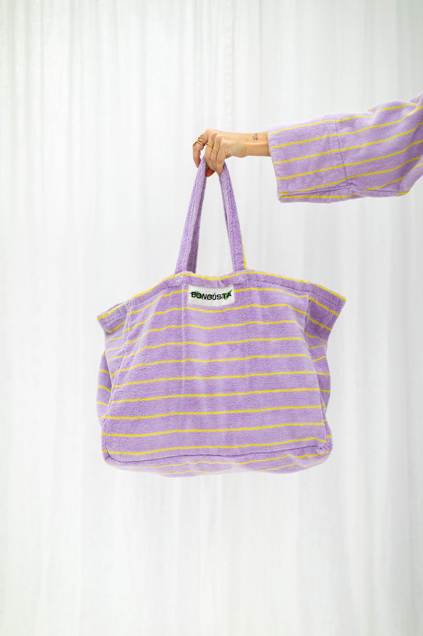 Naram Weekender lilac & neon yellow