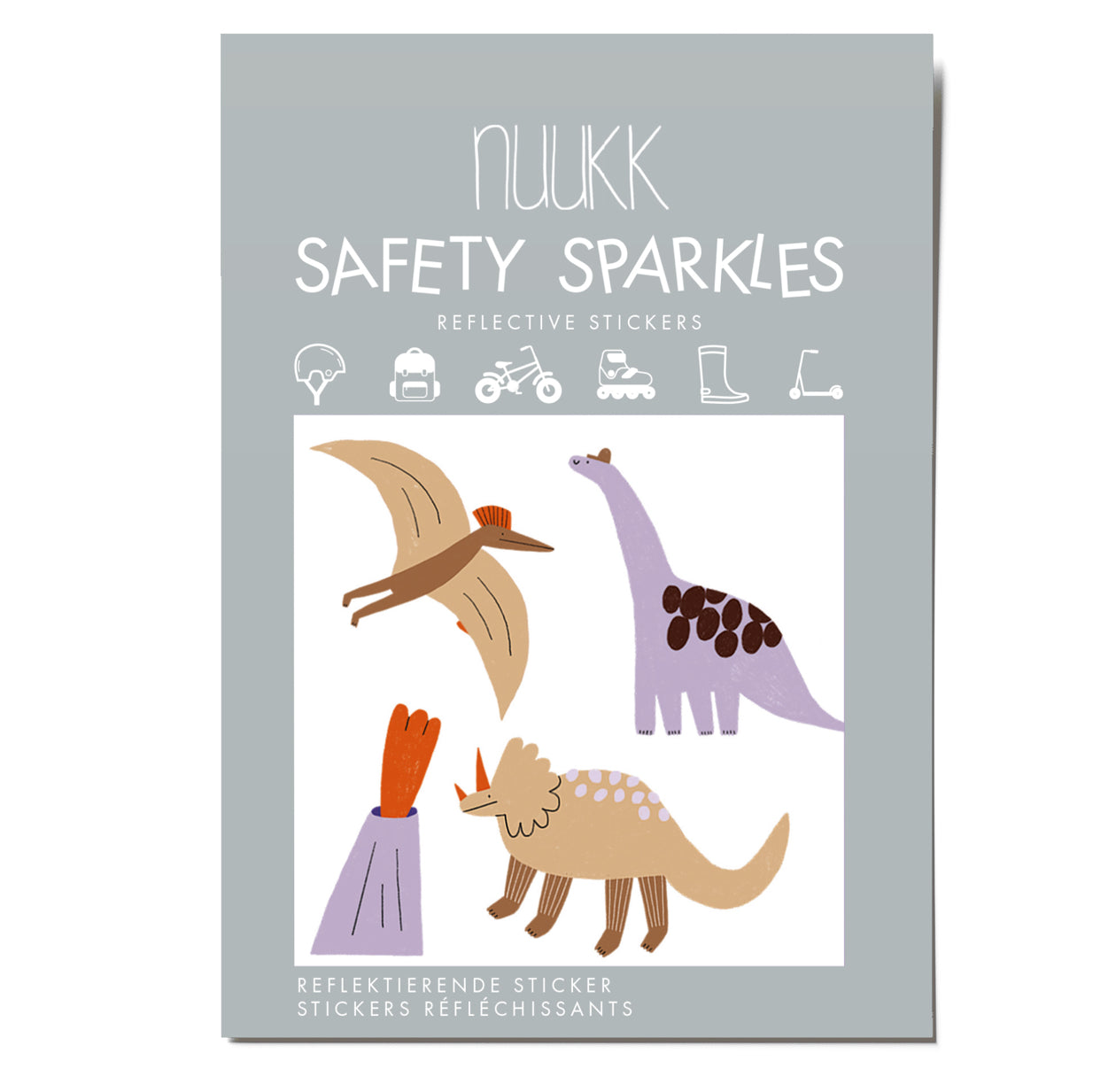 Reflektierende Sticker Dinos