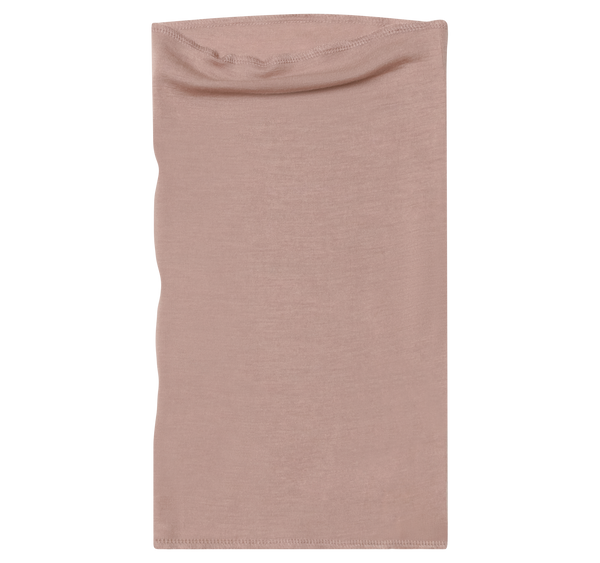 Schlauchschal Wolle/Seide dusty rose