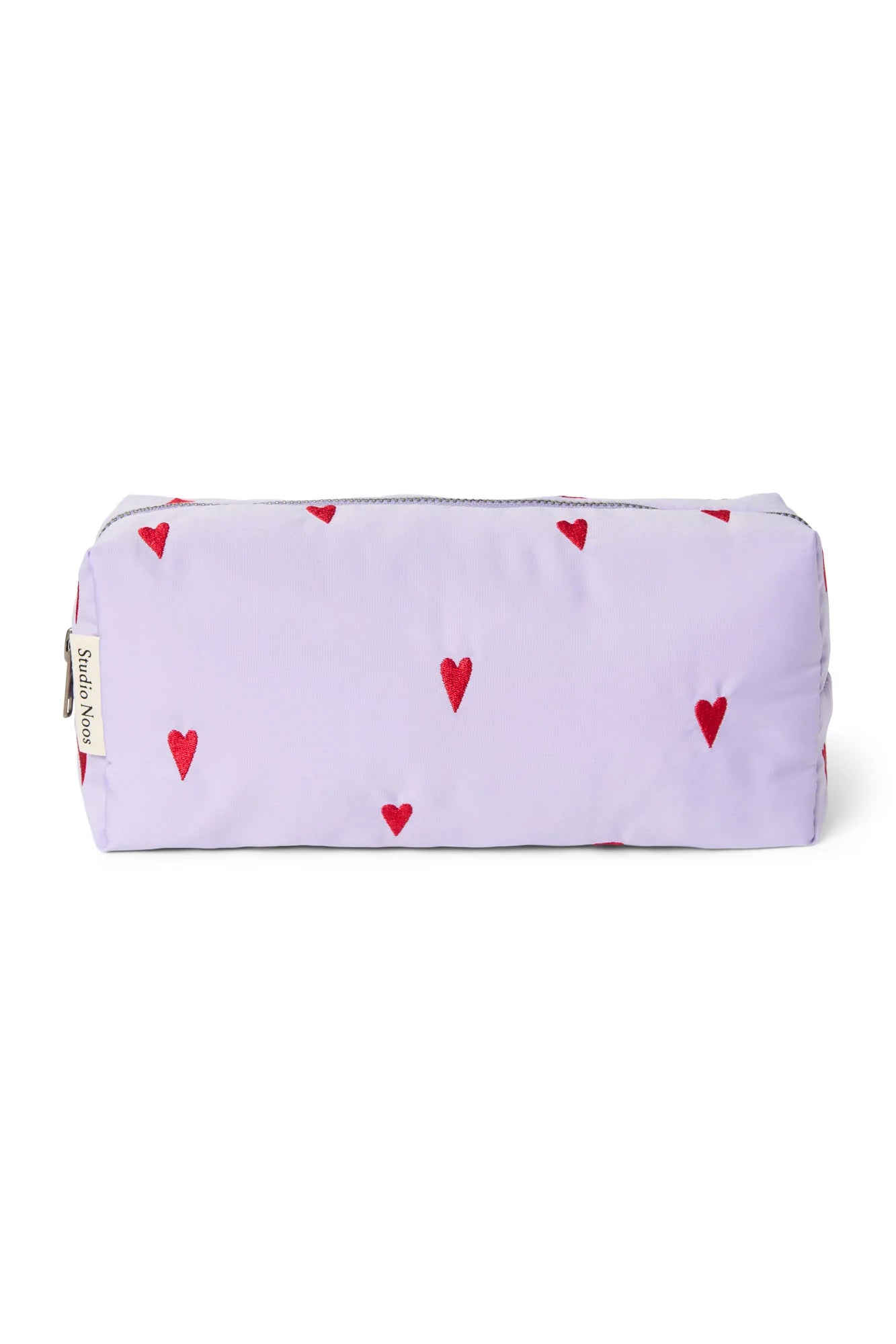 Kosmetiktasche puffy purple hearts