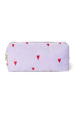 Kosmetiktasche puffy purple hearts