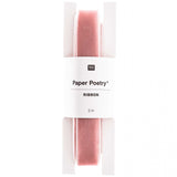 PAPER POETRY SAMTBAND ROSA 16MM 2M