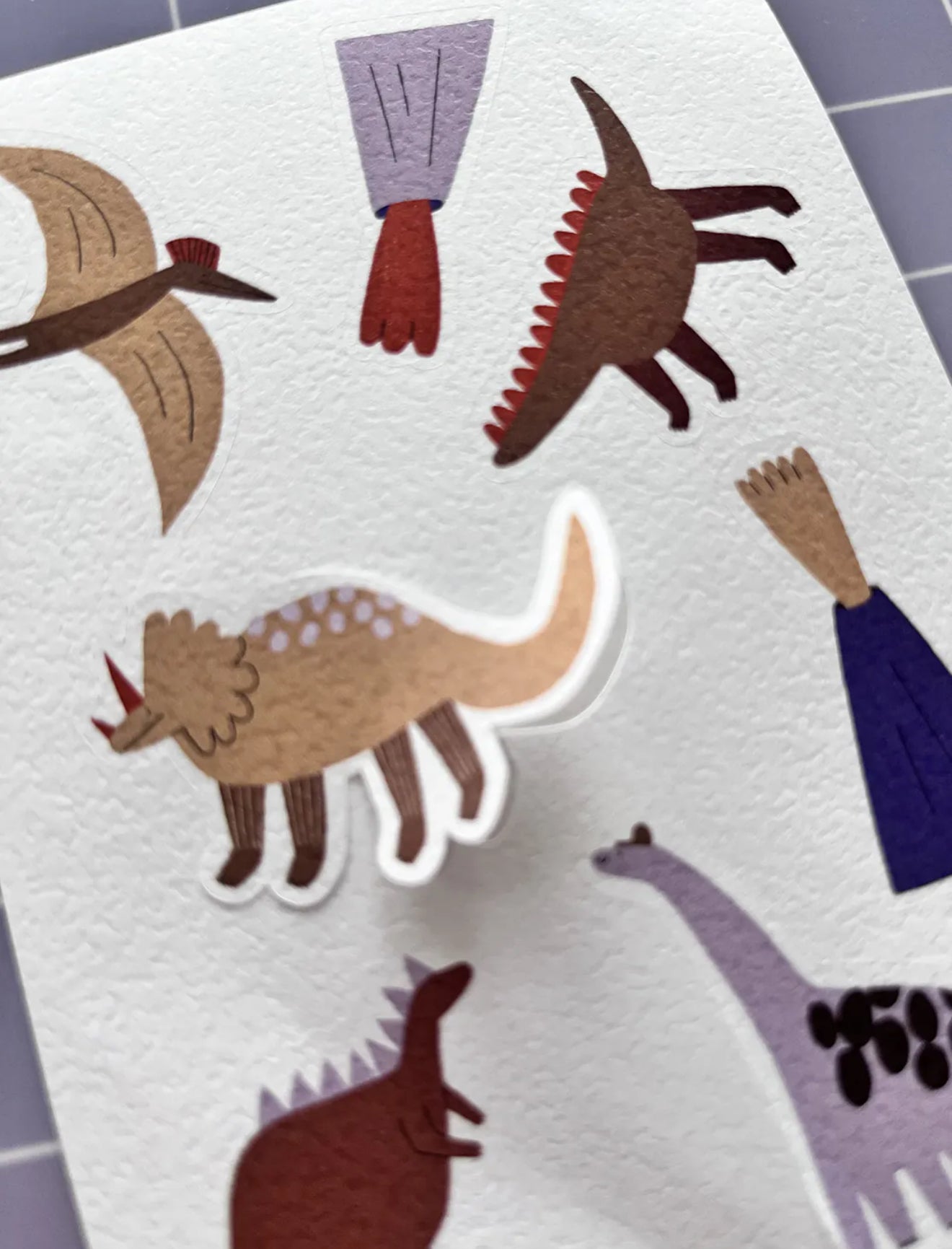 Stickerbogen „Dinos“ 3 Bögen