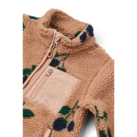 Fleecejacke Nolan Pile berry/pale tuscany