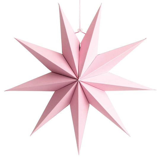 PAPIERSTERN AUFFALTBAR 28CM rosa