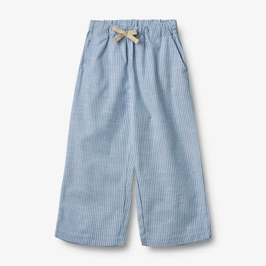 Hose Sasha blue stripe Biobaumwolle