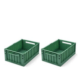 Weston 2er Set Aufbewahrungsboxen medium dusty ivy