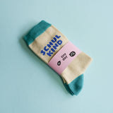 Schulkind-Socken / blau: Größe 31–34