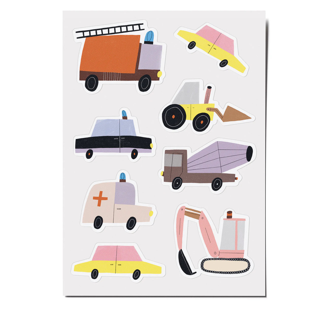 Stickerbogen „Autos“ 3 Bögen