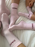 Socken Mommy rosa