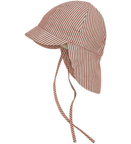 Sonnenhut mit Schirm stripe irish cream