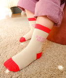Schulkind-Socken / rosa: Größe 31–34