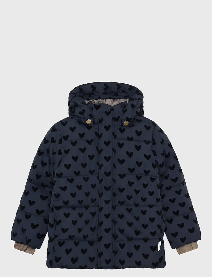 Winterjacke Flock AOP Herzen/parisian night