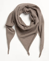 Strickschal Merinowolle nuss