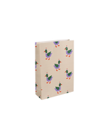 5x Beutel mit Blockboden Enten 24x15x6cm