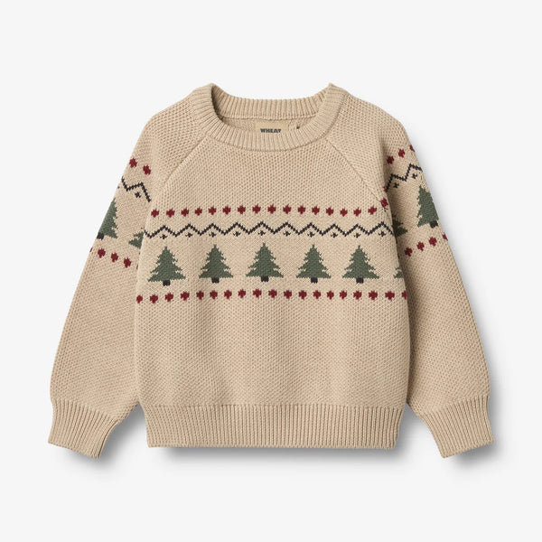 Weihnachtspullover Balou warm sand