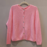 Strickjacke "Candy": Helles pink