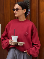 Einzelstück: Icon Sweatshirt M burgundy