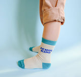 Schulkind-Socken / blau: Größe 31–34