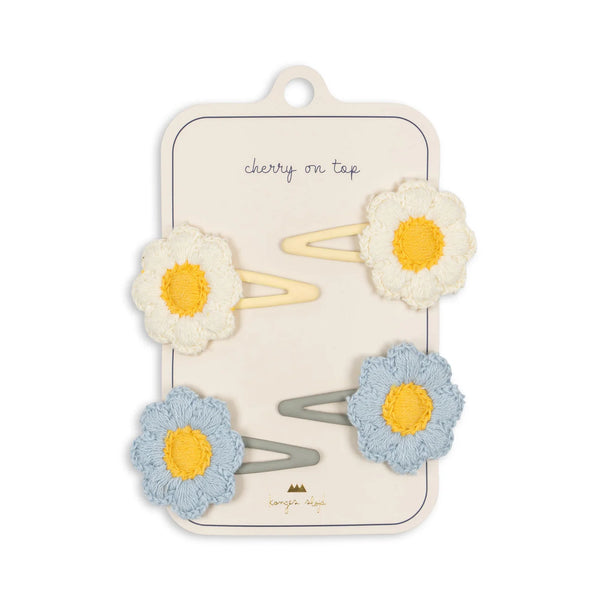 Haarspange gänseblümchen 4er-pack daisy