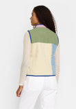 Quilted Patchwork Weste lightpurple