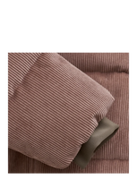 Winterjacke Cord rose taupe