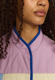Quilted Patchwork Weste lightpurple