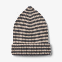 BEANIE MÜTZE charocal melange