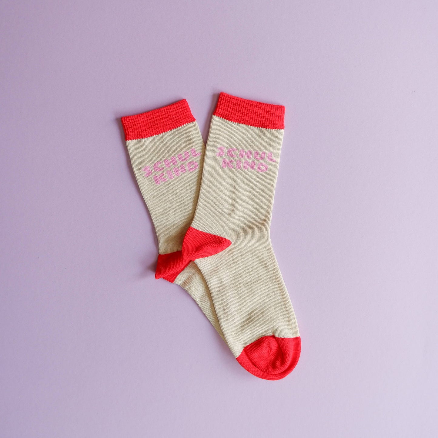 Schulkind-Socken / rosa: Größe 31–34