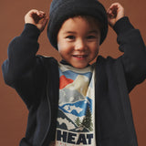 BEANIE OMALAS charocal melange