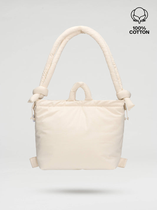 Ona Softbag: Baumwolle Ecru