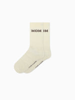 Wollsocken College Mom taupe