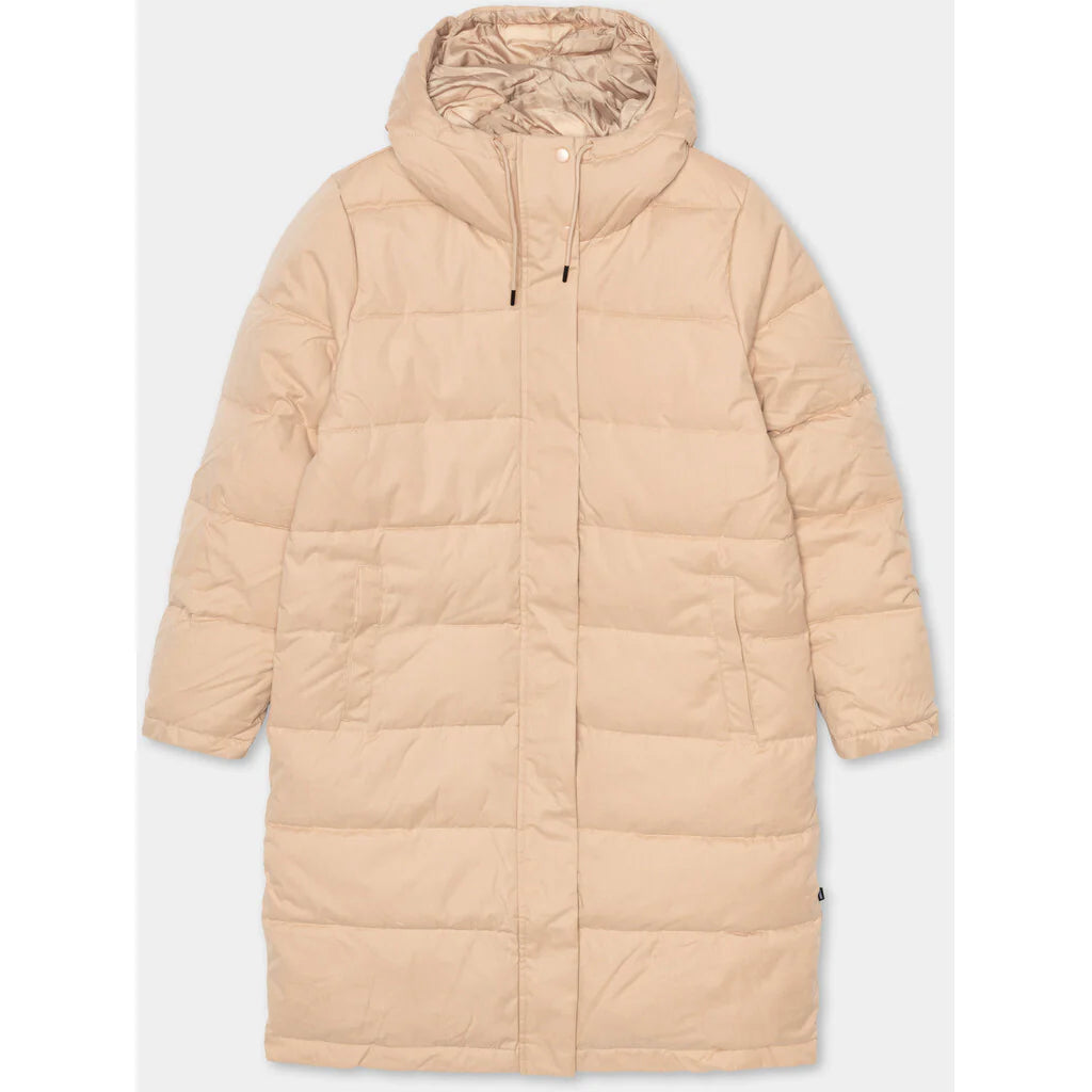 Hooded Puffer Mantel dustrose